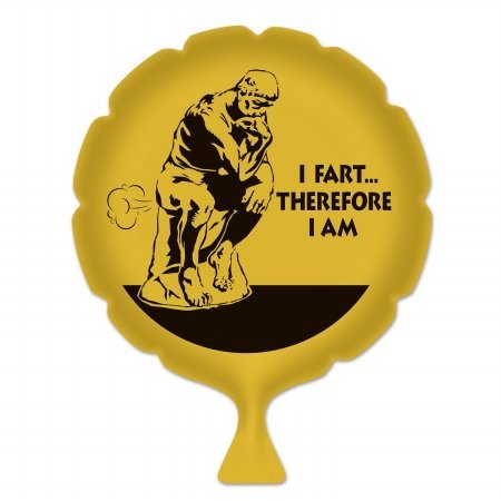 Beistle Company 54270 I Fart. Therefore I Am Whoopee Cushion - Pack of 6