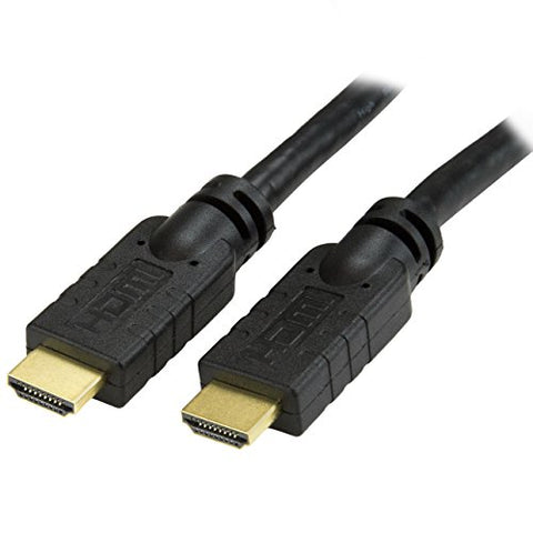 StarTech.com 20ft HDMI Cable - 4K High Speed HDMI Cable with Ethernet - 4K 30Hz UHD HDMI Cord - 10.2 Gbps Bandwidth - HDMI 1.4 Video / Display Cable M/M 28AWG - HDCP 1.4 - Black (HDMIMM15HS)
