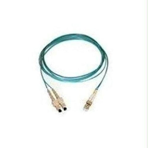 Fiber Optic Patch Cable, Sc-sc, 50 125 Gigabit Multimode Duplex, Aqua, 3M