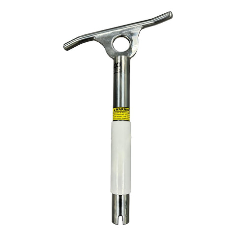 Portable Cleat, Rod Holder, 15 Deg. Polished SS Taco F16-0861POL-1