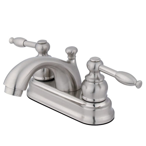 Kingston Brass KB2608KL Knight 4-Inch Centerset Lavatory Faucet, Brushed Nickel