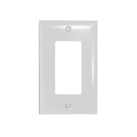 Vanco 820511 Decor Style Face Plates- Single & White