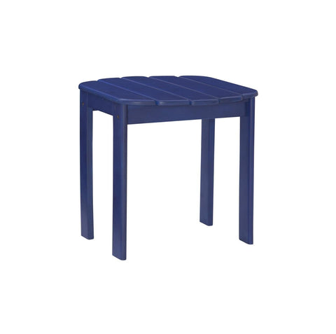 Linon Adirondack End Table Blue