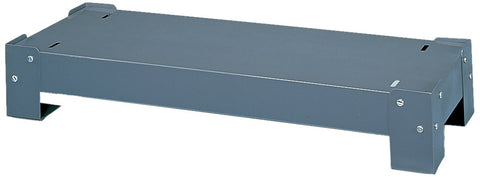 Durham 364-95 Gray Cold Rolled Steel Drawer Cabinet Base, 33-3/4" Width x 5-3/4" Height x 12-1/4" Depth