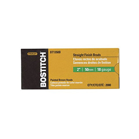 Bostitch Stanley BT1350B 2" Brad Nails 2,000 Count