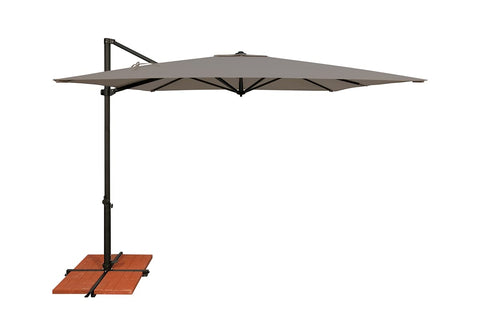 SimplyShade SSAG5A-86SQ09-A40433 Outdoor Cantilever Umbrella, Black