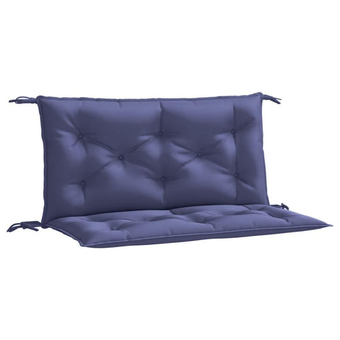 vidaXL Garden Bench Cushions Outdoor Seat Pads 2 Pcs Navy Blue - Waterproof Oxford Fabric - 39.4x19.7x2.8 Inches