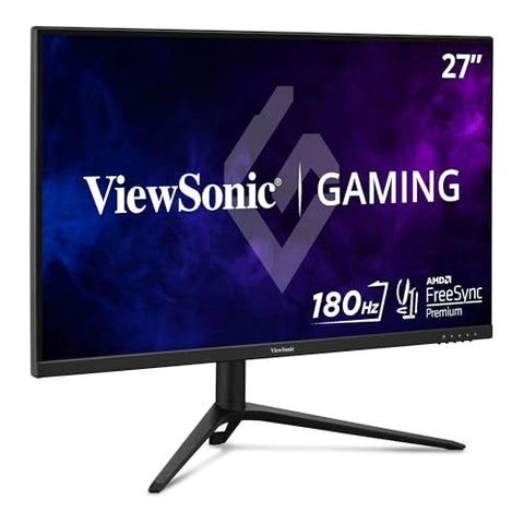 ViewSonic VX2728J 27 Inch 1080p IPS Gaming Monitor with 180Hz, 0.5ms, FreeSync Premium, NVIDIA G-Sync Compatible, Advanced Ergonomics, HDMI, and DisplayPort Inputs