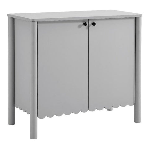 Modway Emmeline 2-Door Scalloped Sideboard in Light Gray
