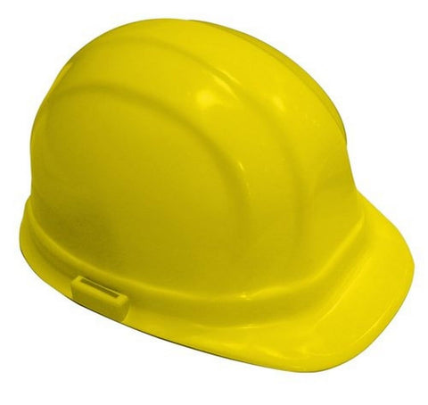 Bon Yellow Hard Hat with Adjustable Nylon Suspension – OSHA and ANSI Class A & B Certified Safety Helmet with Foam Backed Headband