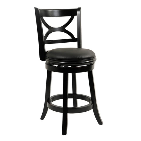 24 Florence Swivel Stool` Black Sandthru