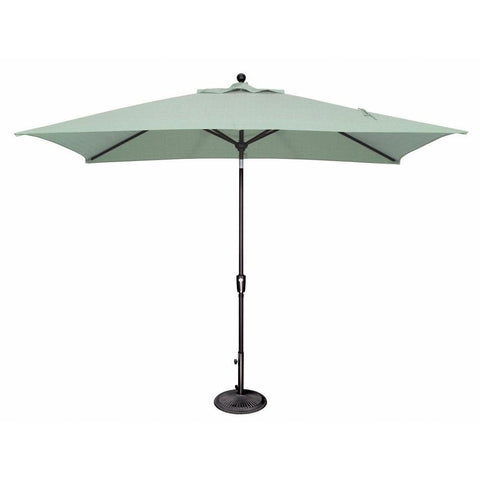 SimplyShade Catalina Octagon Push Button Tilt Umbrella in Black/Spa