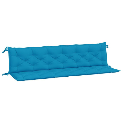 vidaXL Bench Cushion, Swing Replacement Seat Cushion, Water Repellent Outdoor Bench Cushion, Seat Pad for Patio Porch Garden, Light Blue Oxford Fabric
