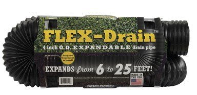 Flex-Drain 25 ft. L x 4 in. Dia. Poly Drain Pipe