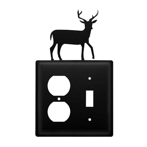 Deer - Single Outlet and Switch Cover
