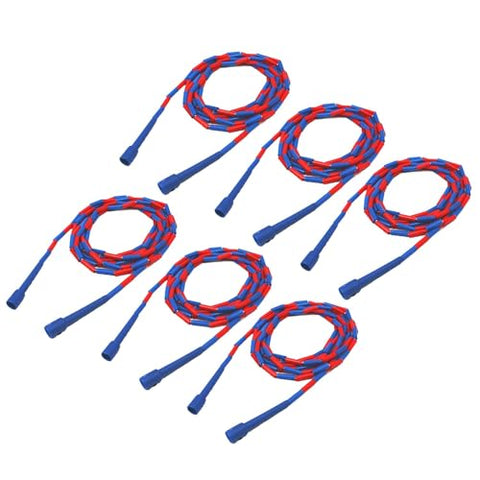 Martin Sports Segmented Plastic Jump Rope, 16-ft, Pack of 6 (MASJR16-6)