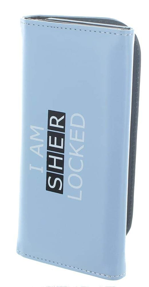 Seven20 Sherlock Holmes Women's Clutch Wallet: I Am Sher Locked (Teal)