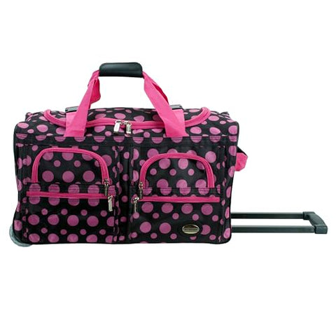 Rockland Rolling Duffel Bag, Charcoal, 30"