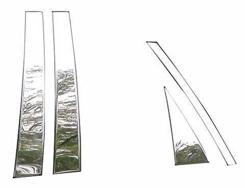 QAA is Compatible with 2011-2015 Kia Sorento 8 Piece Stainless Pillar Post Trim PP11822