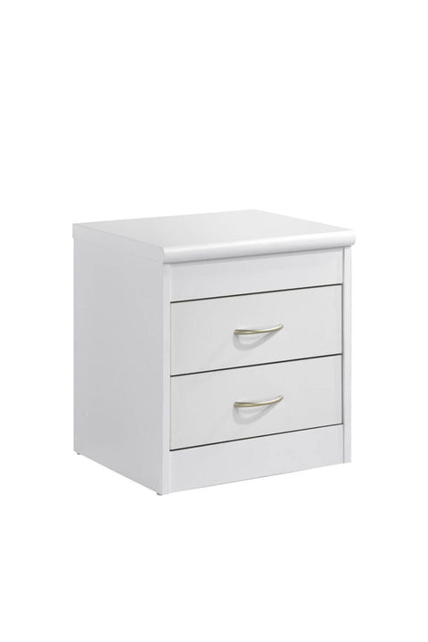 Hodedah Night Stand, White