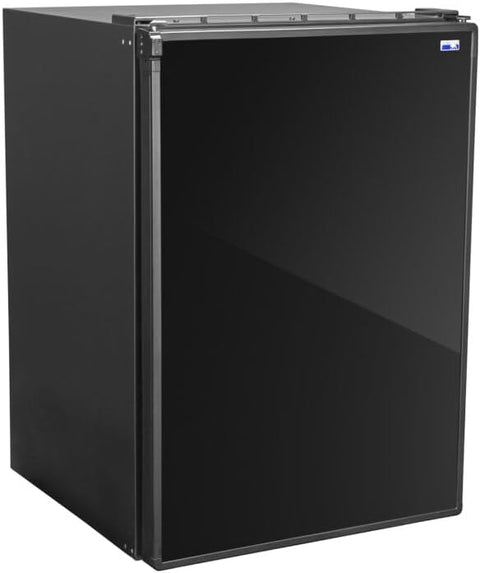 NORCOLD DC105 3.3 CU. FT. DC REFRIGERATOR, Single Compartment Refrigerator With Freezer; Freestanding; 30 Inch Height x 20-3/4 Inch Width x 20-1/8 Inch Depth Cutout Dimentions; 3.7 Cubic Foot; 12 Volt/ 24 Volt DC; Without Icemaker