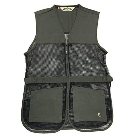 Bob Allen 245M Full Mesh Dual Pad Shooting Vest Sage L