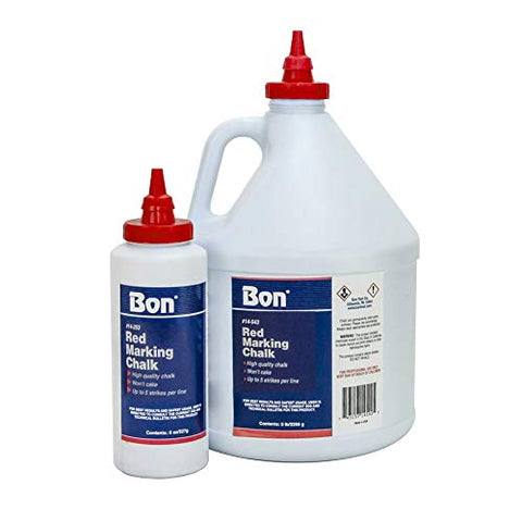 Bon 14-543 5-Pound Chalk for Chalk Box, Red