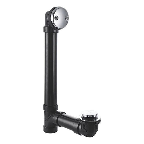 Elegant Kitchen and Bath 2" Stainless Steel Bathtub Drain in Chrome/Black
