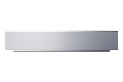 Summit 27” Wall Oven Trim Filler, Summit SGWOGD27 Wall Oven Empty Gap Filler, Stainless Steel - TKSGWO27SS