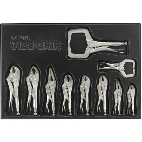 LOCKNG PLIERS ORIGINAL 10PC TRAY SET