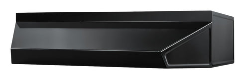24 wide shell hood in black