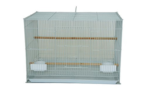 YML Small Breeding Cage, 24 x 16 x 16 inches, White