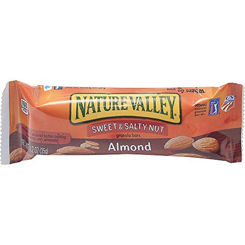 Granola Bars Sweet And Salty Nut Almond Cereal 1.2 Oz Bar 16/box