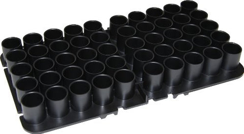 MTM ST-12-40 - Shotshell Trays 50 Round 12 Gauge fits SF & SD & S-100, USA Made, Black