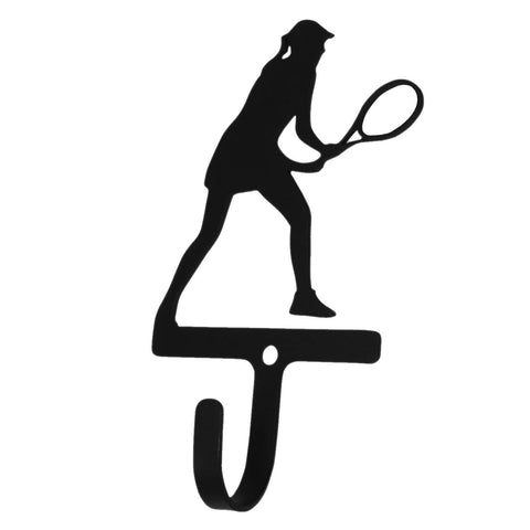 Joueur de Tennis Femme Fille Crochet Mural Petit