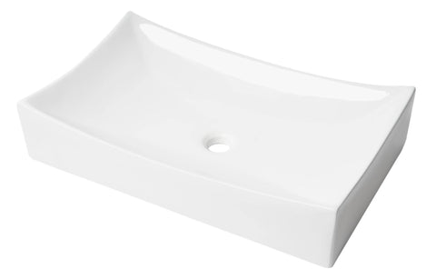 ALFI brand ABC904 Bathroom Sink, White