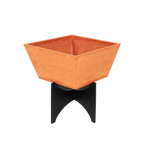 Achla FB-54 Zaha Plant Stand, Terra Cotta