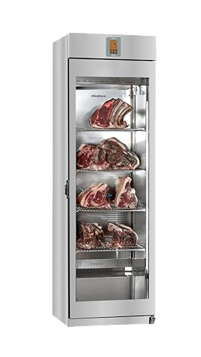 Primeat 2.0 Meat Edition Preserving and Dry Aging Cabinet 176 Lb/80 Kg Standard – Silver Omcan 47117