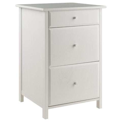 Oakestry Delta File Cabinet White Home Office Stylish and Practical File Cabinet for Office Storage Compact Design Spacious Drawers Solid Wood Construction with Durable Frame and Sleek Legs