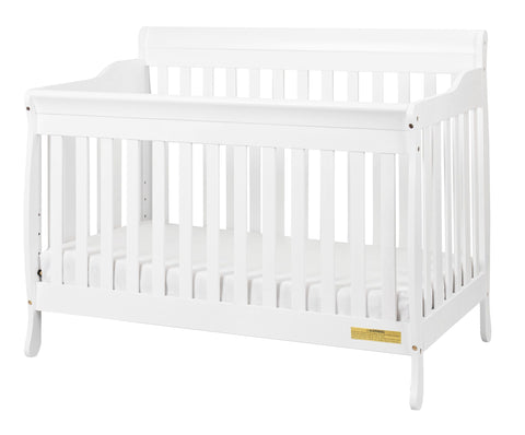 AFG Alice Convertible Crib w/ Toddler Rail White