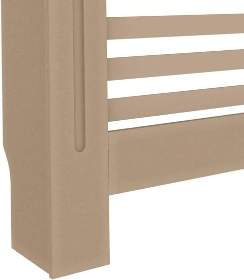 vidaXL Radiator Cover Heater Cover Cabinet Shelf Household Appliance Heating Accessories Home Improvement Funiture Heat Sink Wooden Cap MDF
