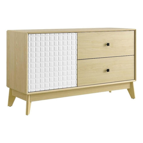 Modway Nectar 43 Inch Wood Grain Accent Cabinet in [Color] - Small Sideboard Cupboard with Drawer - Contemporary Modern Buffet - Spacious Storage for Living Room Storage, Entryway, Office