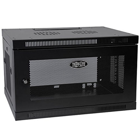 Tripp Lite 6U Wall Mount Rack Enclosure Server Cabinet with Acrylic Glass Window, 16.5" Deep, Switch-Depth, White (SRW6UWG)