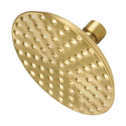 Kingston Brass K135A7 Victorian 5-1/4-Inch Round Raindrop Brass Shower Head in Brushed Brass