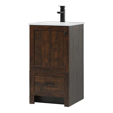 18 in. Soma Single Bathroom Vanity, Expresso