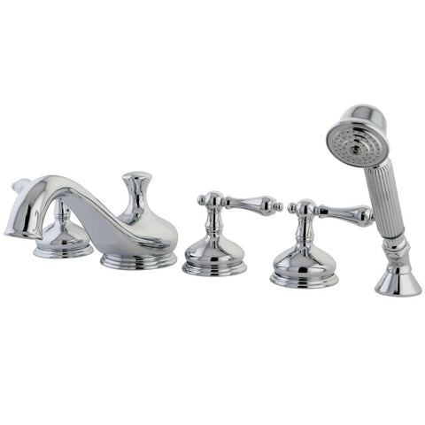 Kingston Brass KS33315AL Restoration Roman Tub Faucet, 8-9/16-Inch, Polished Chrome