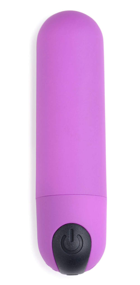Bang Powerful Vibrating Bullet with Remote Control - Purple