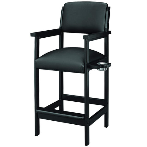 Ram Gameroom Products Spectator Chair Bar Stool - Black Finish