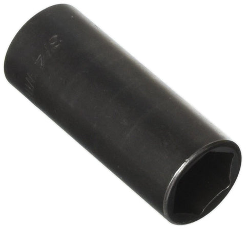 Williams JHW12-624 SUPERTORQUE 3/8-Inch Drive Deep Impact 6 Point Socket, 3/4-Inch Size, Black Industrial Finish, Designed for Maximum Engagement on 6-Point Fasteners