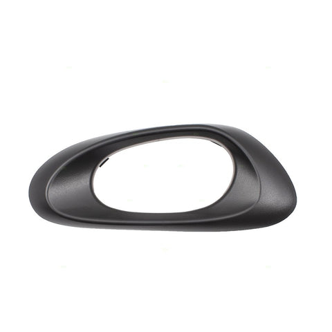 Brock Replacement Passengers Rear Interior Inside Door Handle Trim Bezel Black Textured Compatible with Trailblazer 15214507